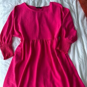 Elegant Pink Mini Dress